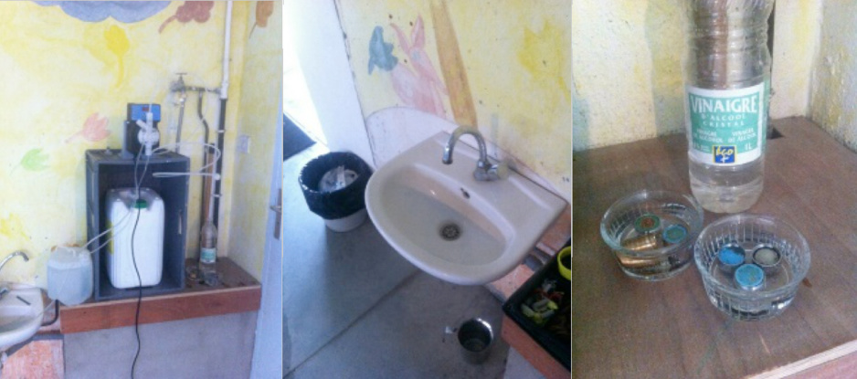 Désinfection totale dans une école à Roubia Désinfection totale dans une école à Roubia