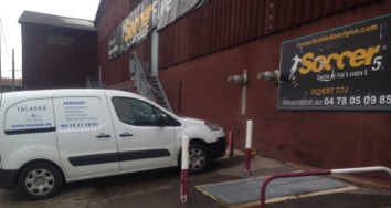 Aquaeva Services adoucit l’eau au Soccer 5 de Brignais adoucisseur d'eau au Soccer5 de Brignais
